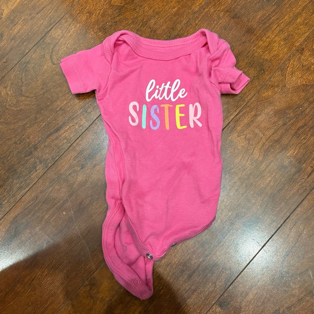 little sister onesie